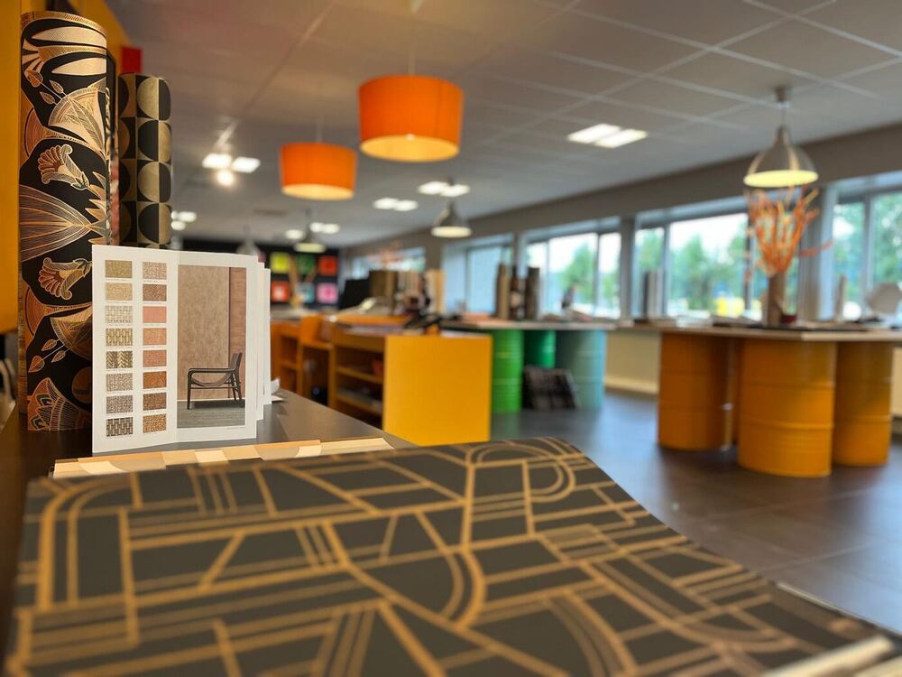 Vue d'ensemble du showroom Valcolor